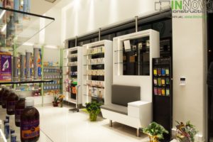 Κατασκευή ραφιών φαρμακείου Αργυρούπολη εσωτερικά